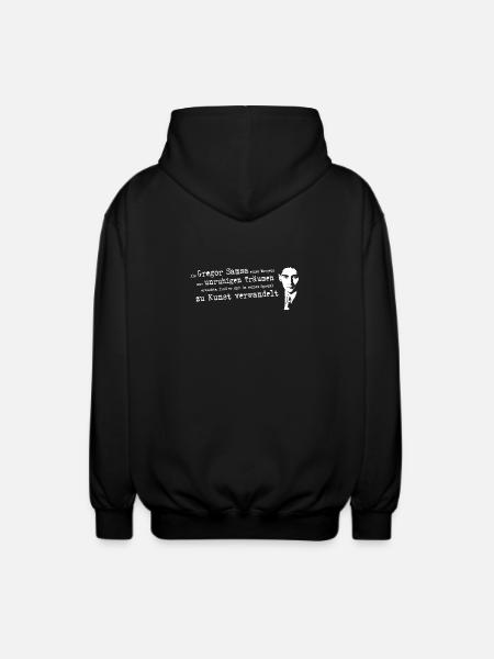 Franz Kafka-Beuys Transformation | Gregor Samsa - Unisex Hooded Jacket - black