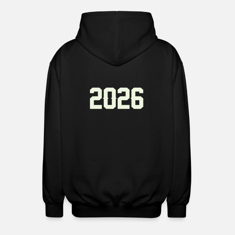 2026 - Veste à capuche unisexe - noir
