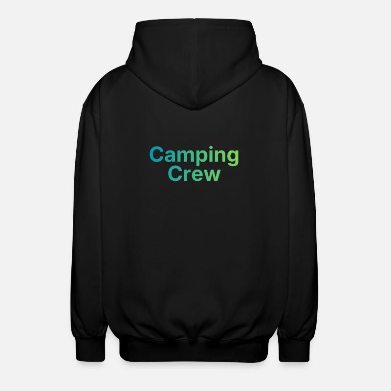 Équipe de camping - Veste à capuche unisexe - noir