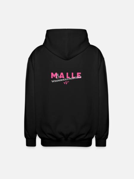 Malle Wiederholungstäter - Unisex Kapuzenjacke - Schwarz