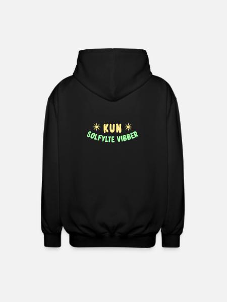 Que des ondes positives - Veste à capuche unisexe - noir