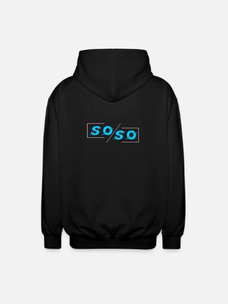 Soso - Unisex Kapuzenjacke - Schwarz