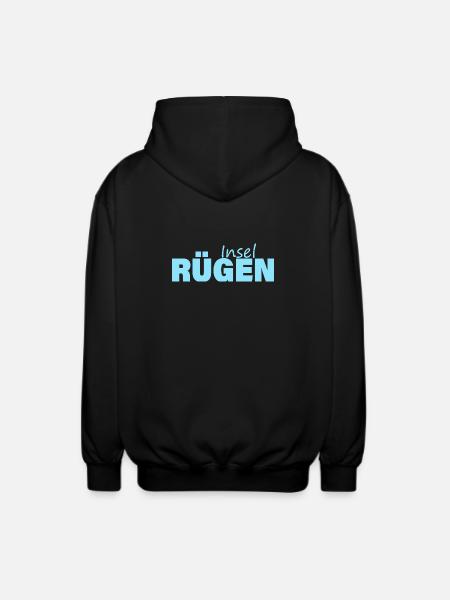 Île de Rügen - Veste à capuche unisexe - noir