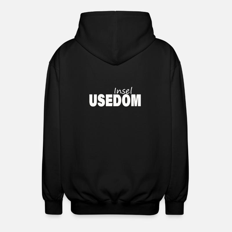 USEDOM - Unisex Kapuzenjacke - Schwarz
