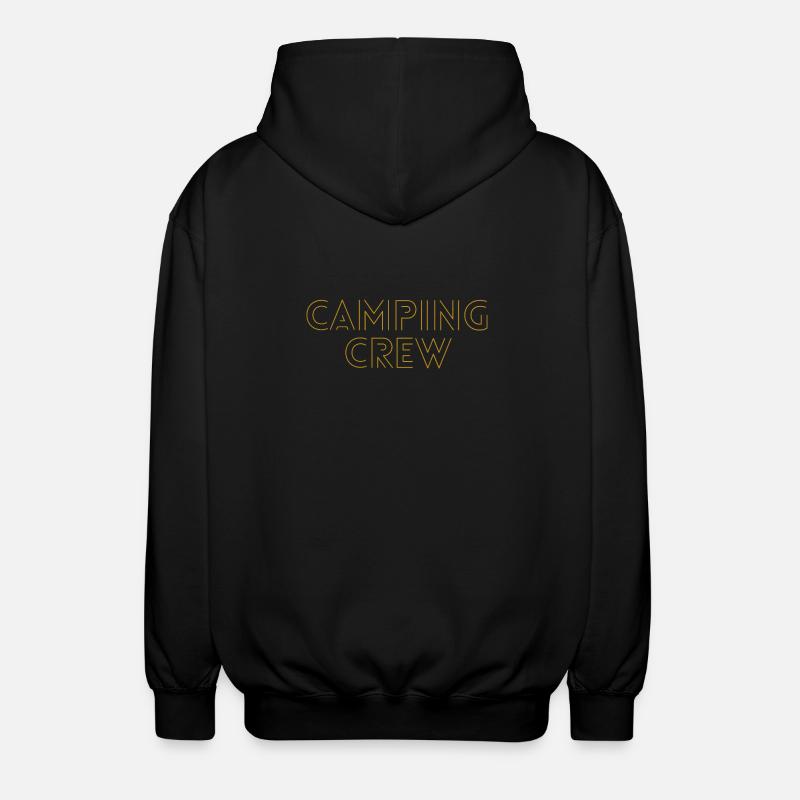 Équipe de camping - Veste à capuche unisexe - noir