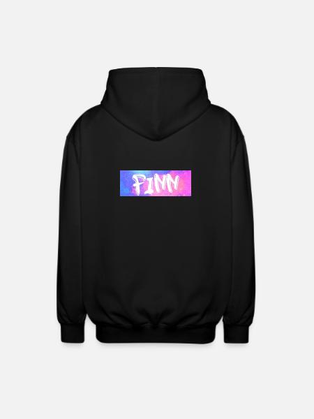 Finn: Neon Graffiti Galaxy - Unisex Hooded Jacket - black