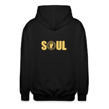 Northern Soul - Gardez la foi - Veste à capuche unisexe - noir - Dos - AI Model Male 185 light (185cm)