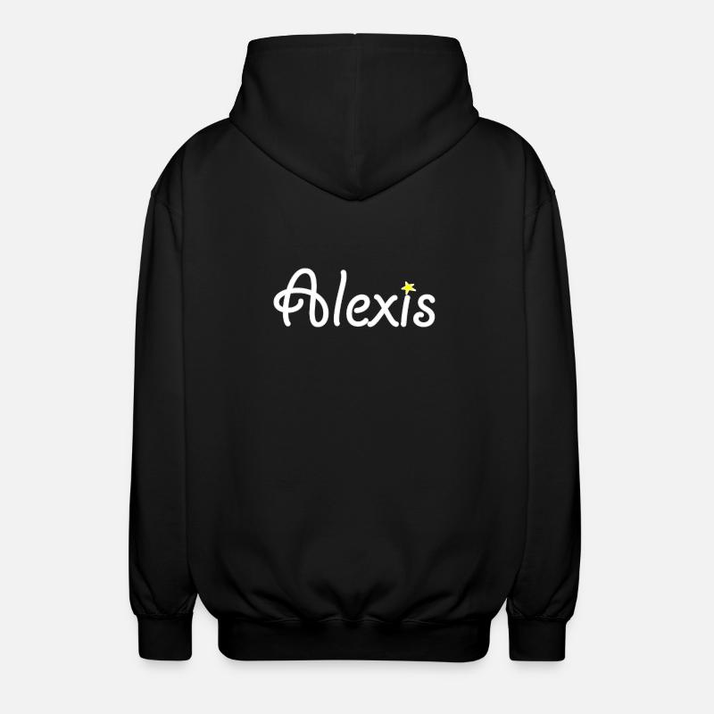 Alexis - Unisex Kapuzenjacke - Schwarz