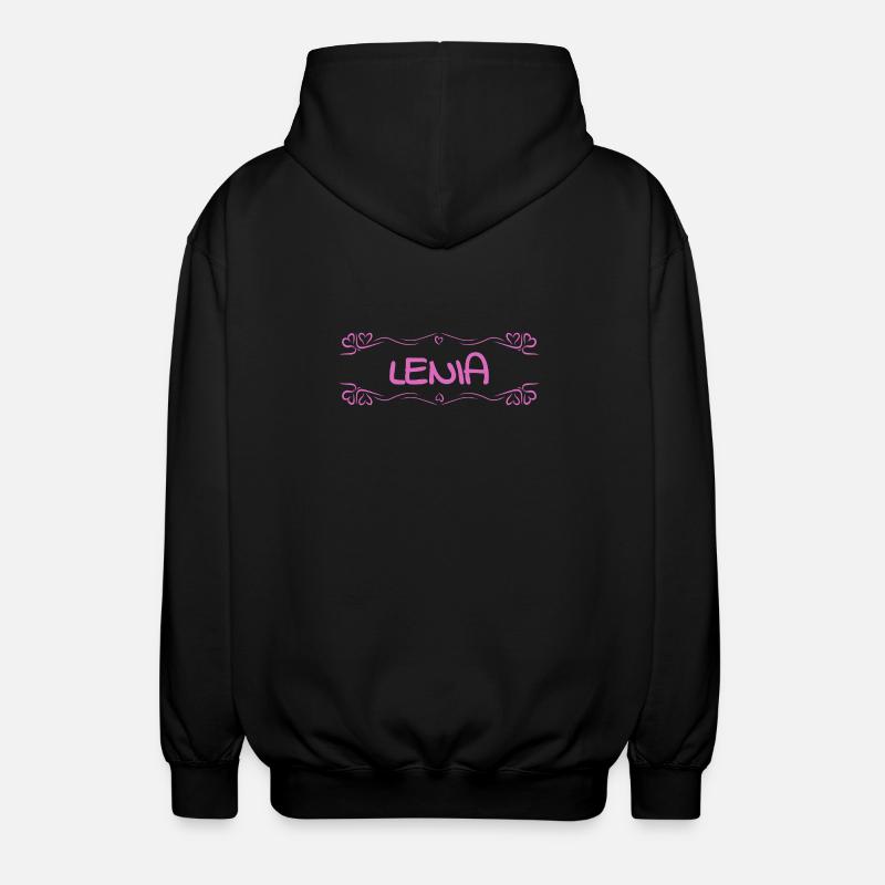Gift for Lenia - Unisex Hooded Jacket - black