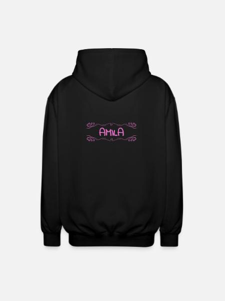 Amila - Unisex Hooded Jacket - black