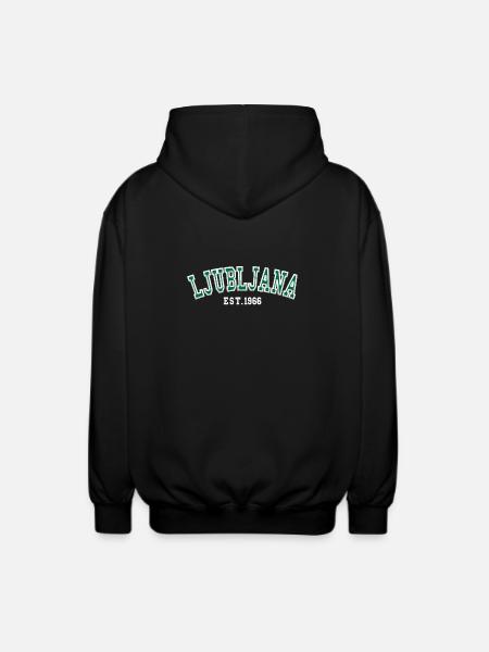 Ljubljana Est. 1966 - Unisex Hooded Jacket - black