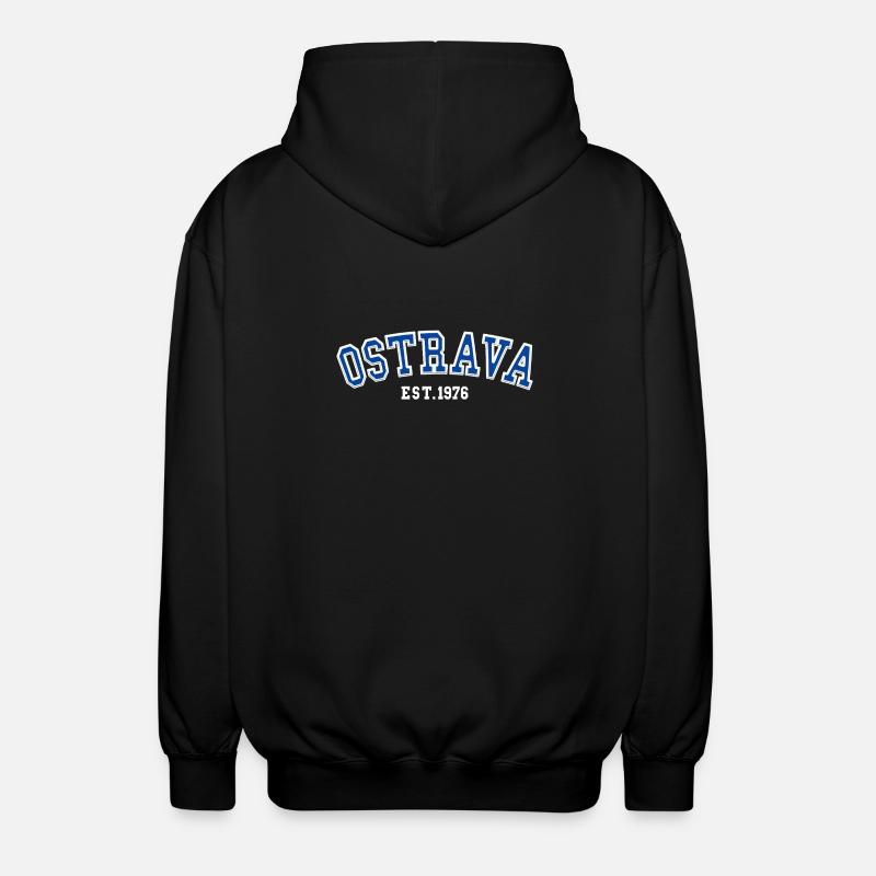 Ostrava fondée en 1976 - Veste à capuche unisexe - noir