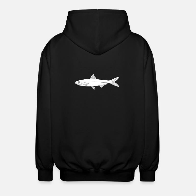 Sardine - Veste à capuche unisexe - noir