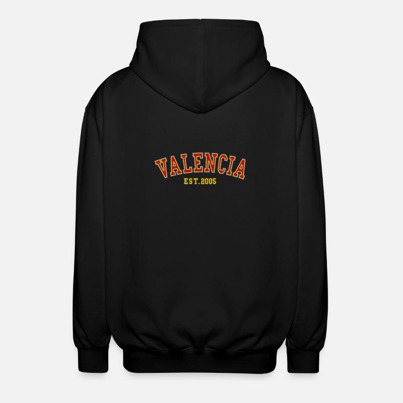 Valence Est.2005 - Veste à capuche unisexe - noir