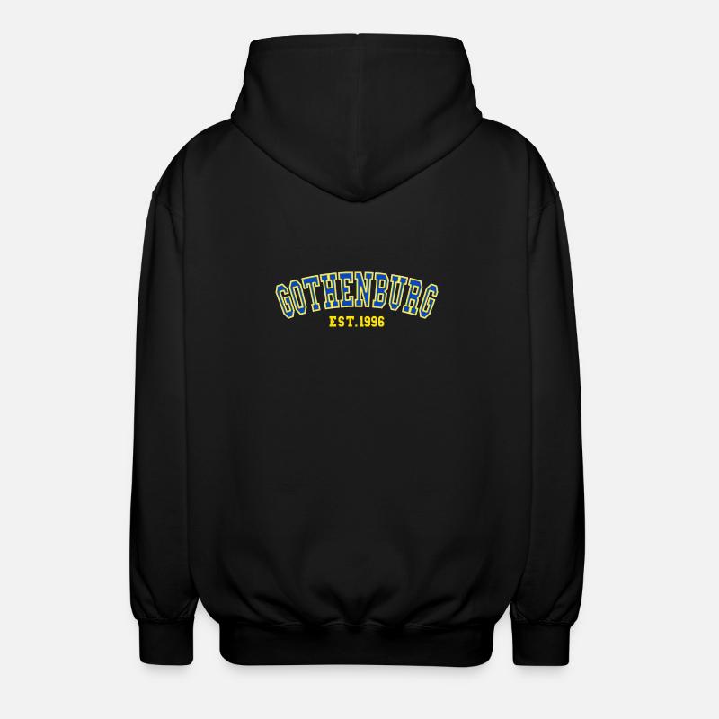 Göteborg Fondée en 1996 - Veste à capuche unisexe - noir