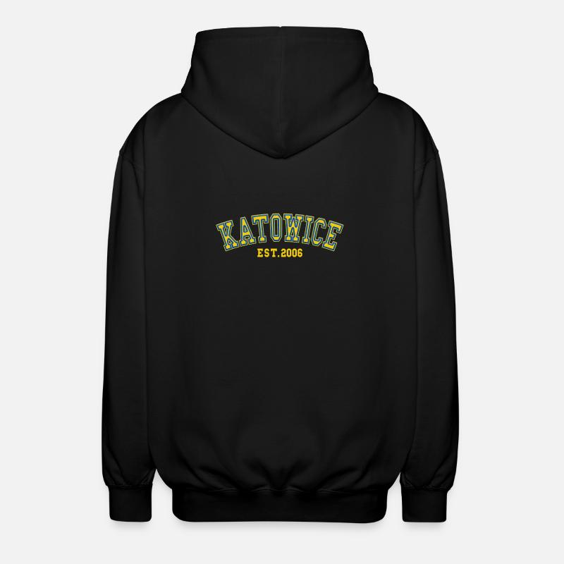Katowice Est. 2006 - Unisex Hooded Jacket - black