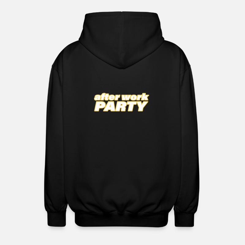 AFTER WORK PARTY - Unisex Kapuzenjacke - Schwarz