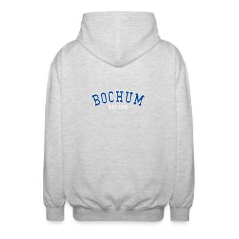 Bochum Est. 1975 - Veste à capuche unisexe - gris clair chiné - Dos - AI Model Male 185 light (185cm)