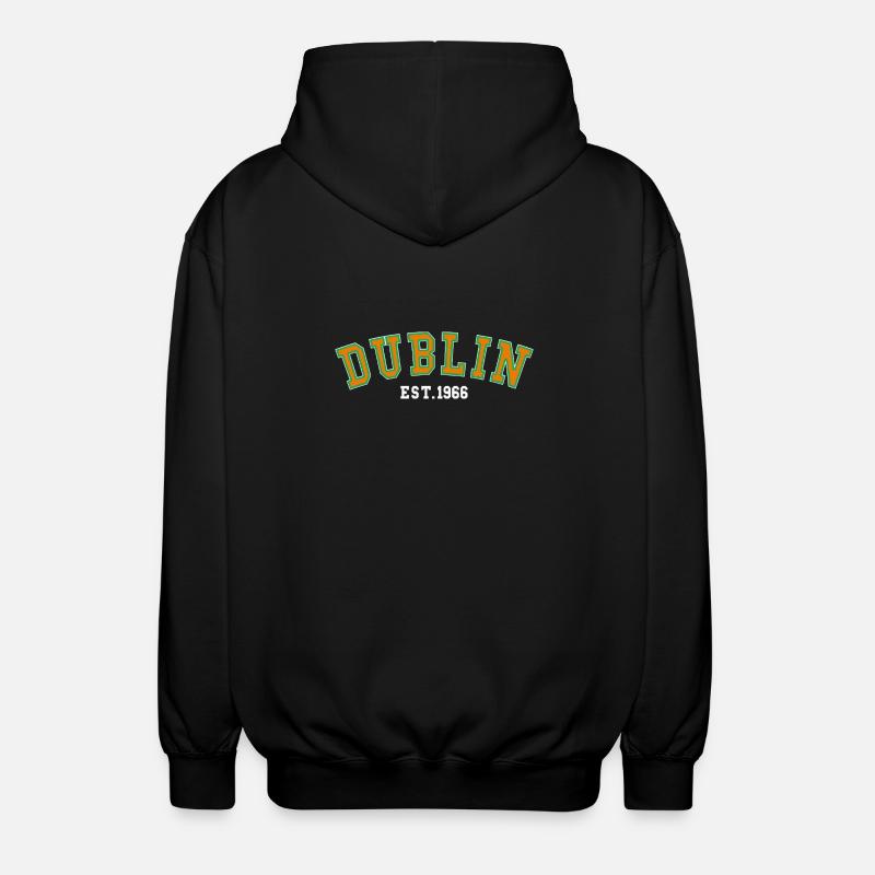 Dublin Est. 1966 - Unisex Hooded Jacket - black