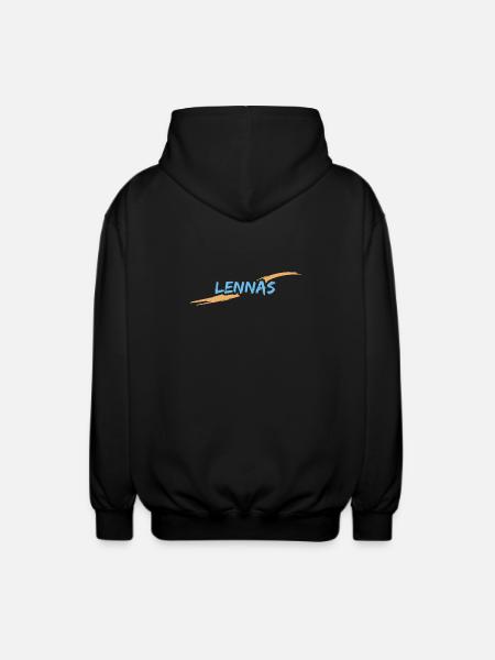 Lennas Lennas - Unisex Hooded Jacket - black