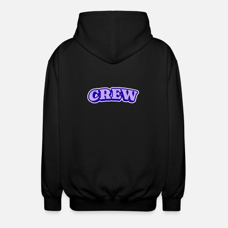 CREW LILA - Unisex Kapuzenjacke - Schwarz