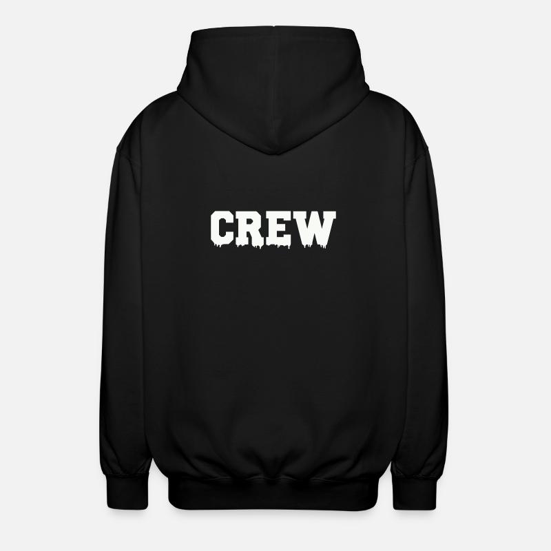 crew - Unisex Kapuzenjacke - Schwarz