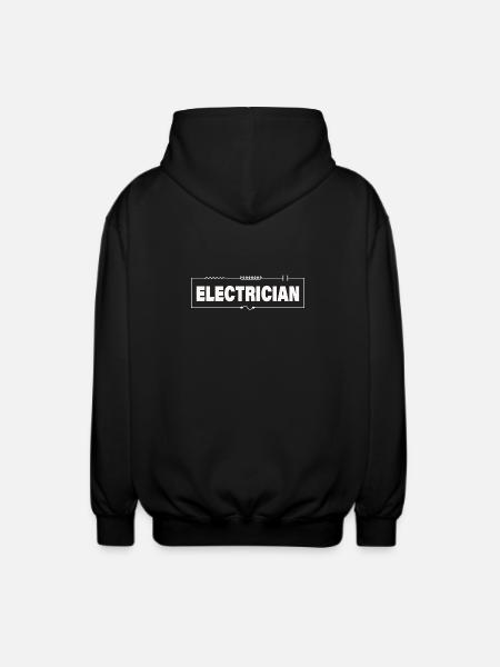 Électricien - Veste à capuche unisexe - noir