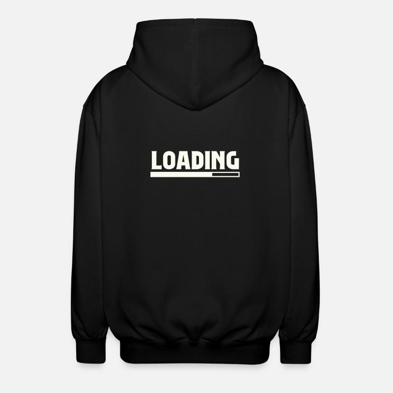Loading - Unisex Hooded Jacket - black