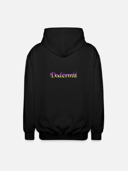 Dodermit Gradient Splatter - Unisex Kapuzenjacke - Schwarz