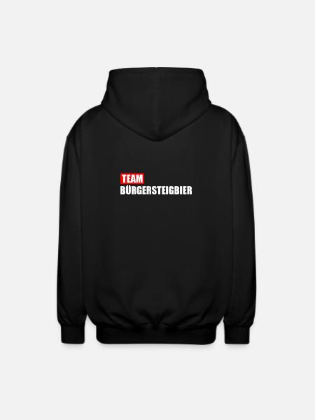 Team Bürgersteigbier Ortskontrollfahrt OKF - Unisex Kapuzenjacke - Schwarz