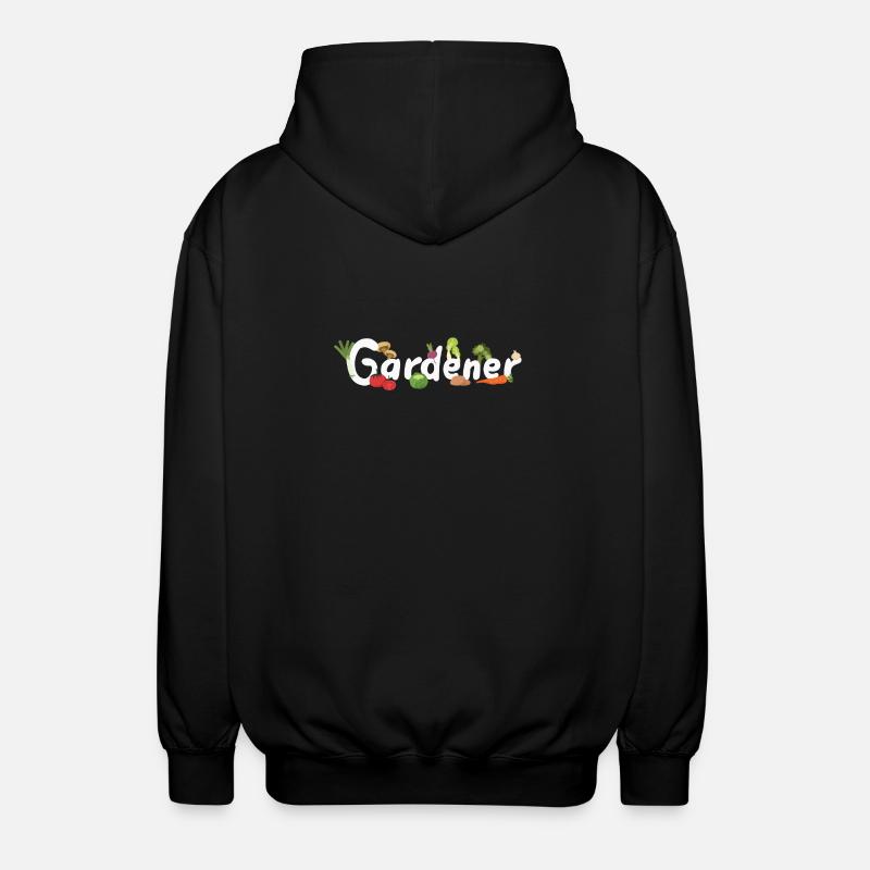 Gärtner Gärtnerin Garten - Unisex Kapuzenjacke - Schwarz