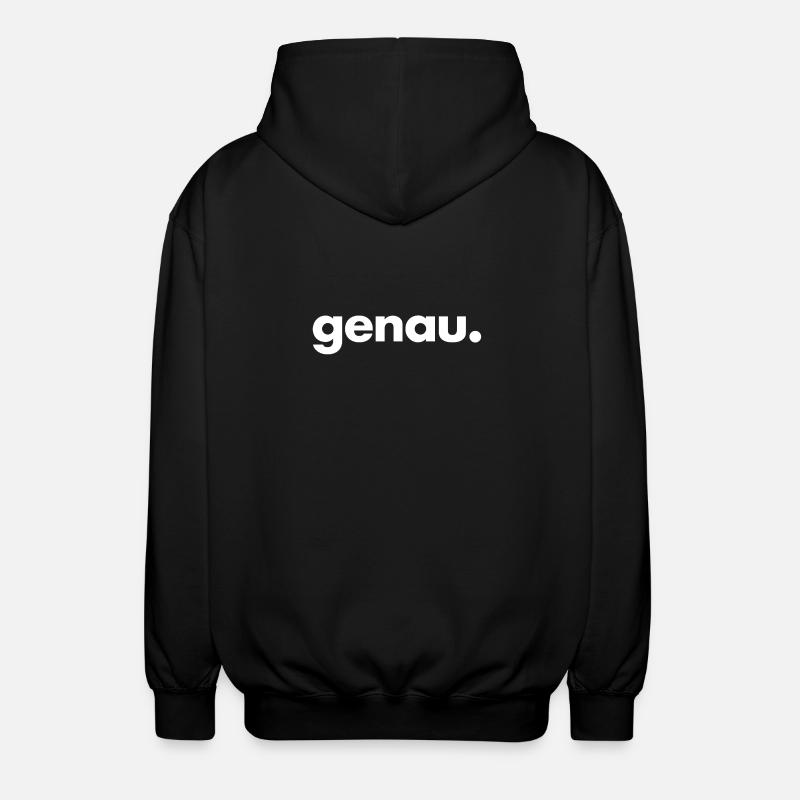 Exactement. - Veste à capuche unisexe - noir