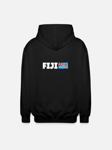 Fidji Fidji Fidji Fidschi Fidschi Fidschi - Veste à capuche unisexe - noir