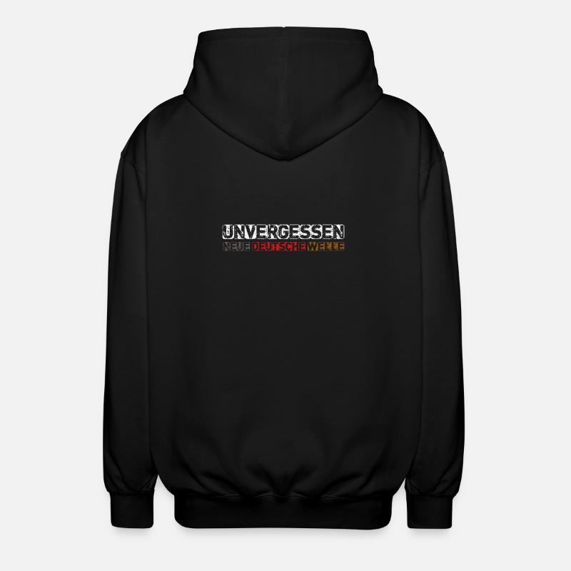 Neue deutsche Welle - Unisex Kapuzenjacke - Schwarz