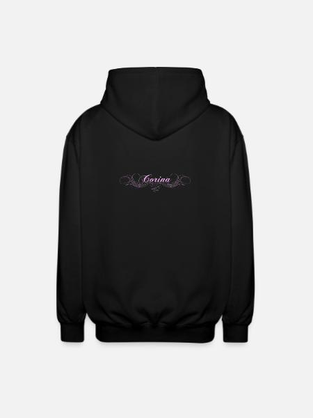 Corina - Unisex Hooded Jacket - black