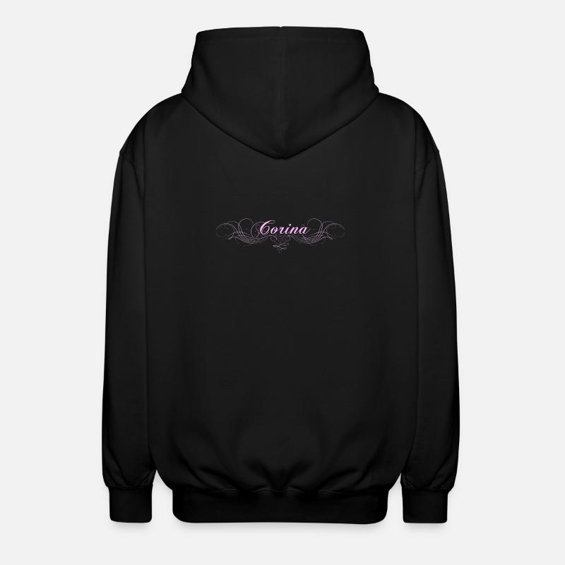 Corina - Unisex Kapuzenjacke - Schwarz