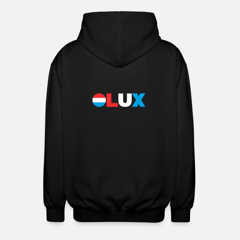 Luxemburg - Unisex Kapuzenjacke - Schwarz