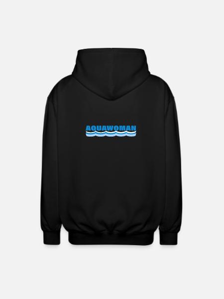 AQUAWOMAN - Unisex Hooded Jacket - black