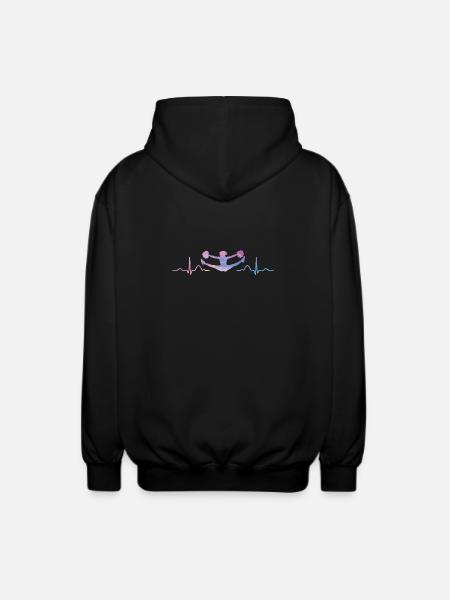 Cheerleader Cheer Mom Cheerleading - Unisex Hooded Jacket - black