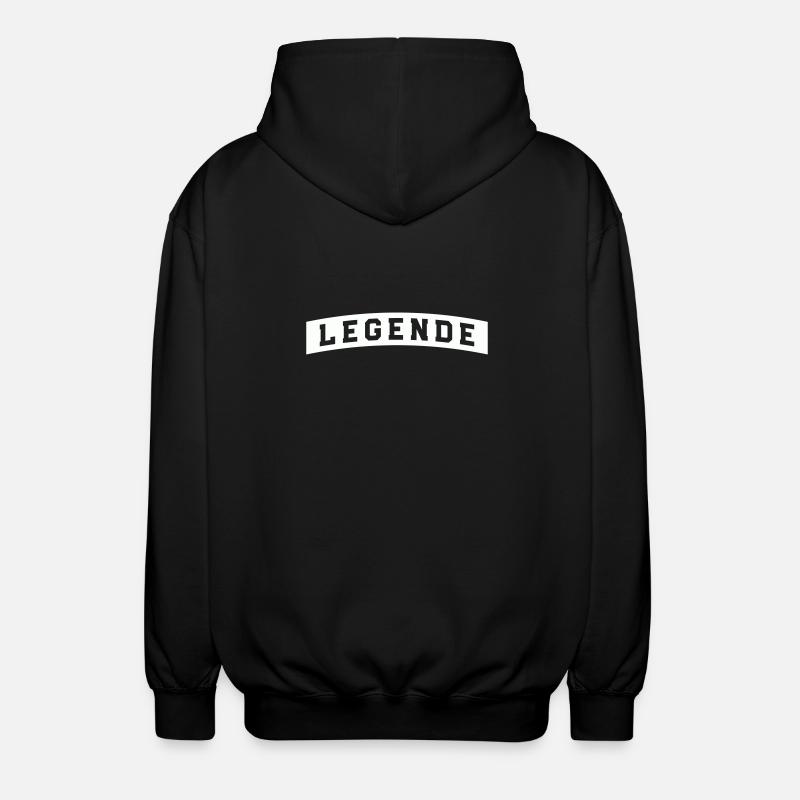 legende - Unisex Kapuzenjacke - Schwarz