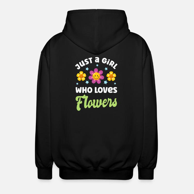Fleurs Fleurs - Veste à capuche unisexe - noir