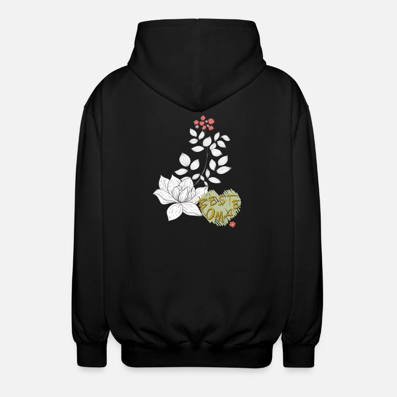 Beste Oma  - Unisex Kapuzenjacke - Schwarz
