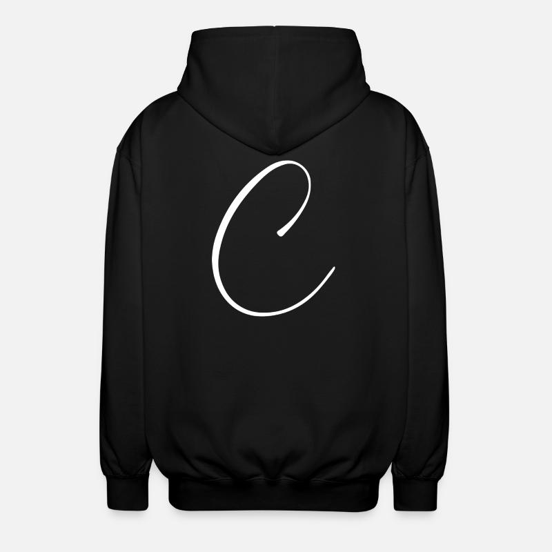 C - Unisex Kapuzenjacke - Schwarz