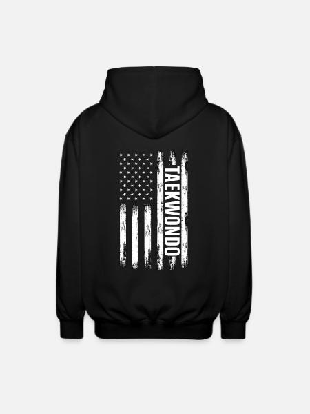Taekwondo - Unisex Hooded Jacket - black
