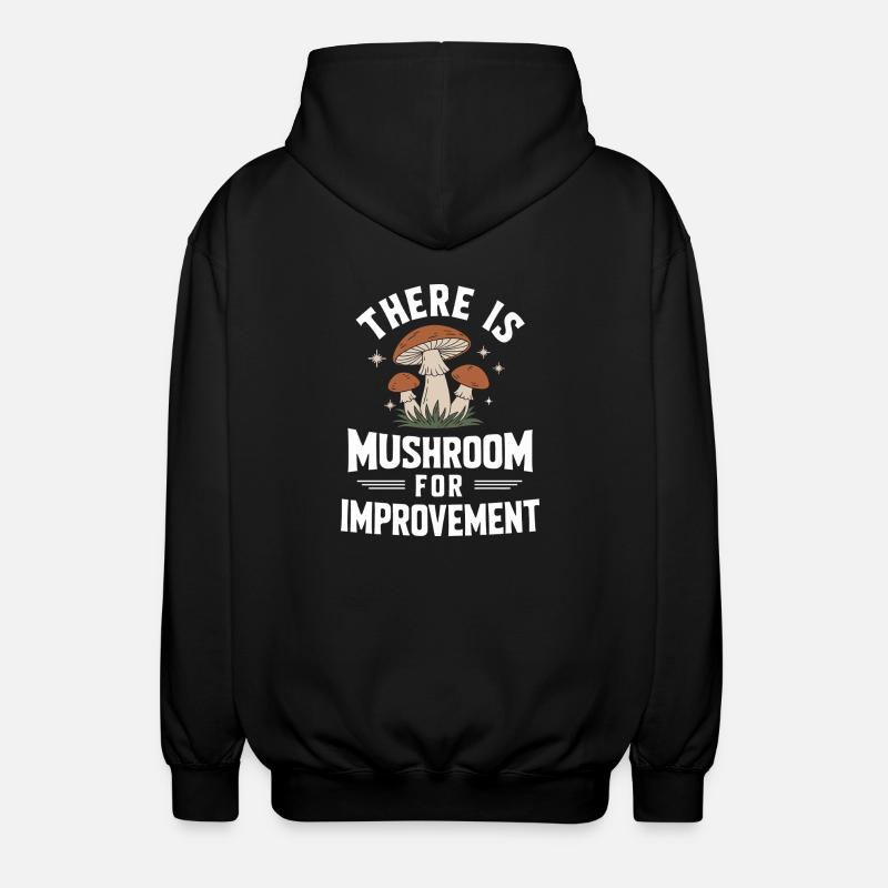 Champignons Champignons Champignon Champignon - Veste à capuche unisexe - noir