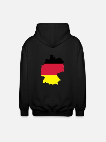 Deutschland - Unisex Hooded Jacket - black