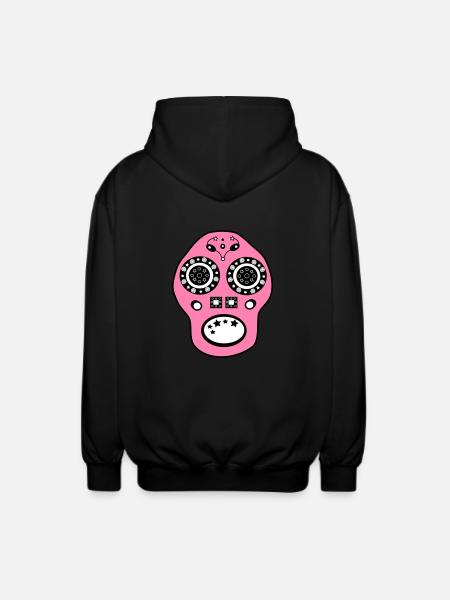 Skull - Unisex Hooded Jacket - black