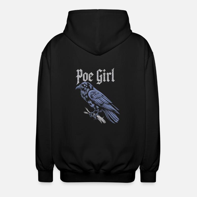 L’amour élégant de la littérature - Veste à capuche unisexe - noir