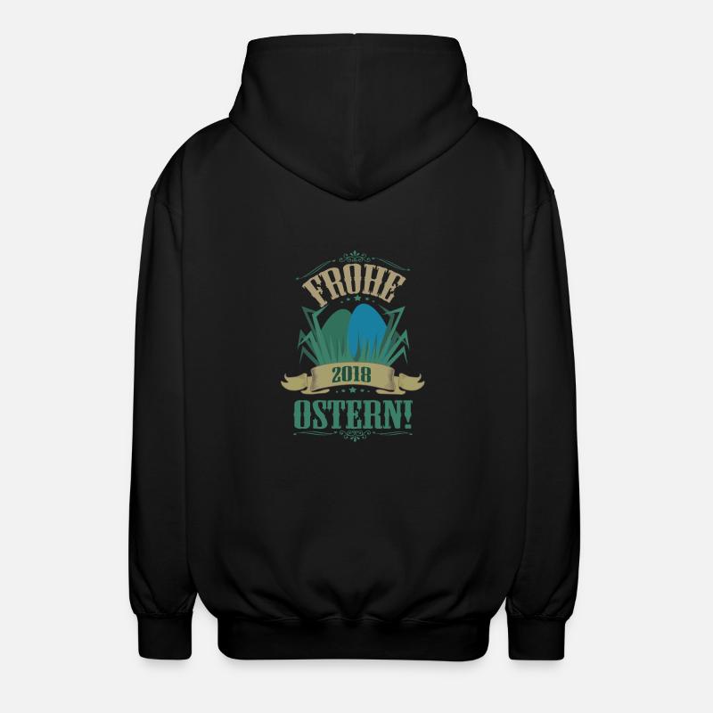 Joyeuses Pâques 2018! - Veste à capuche unisexe - noir