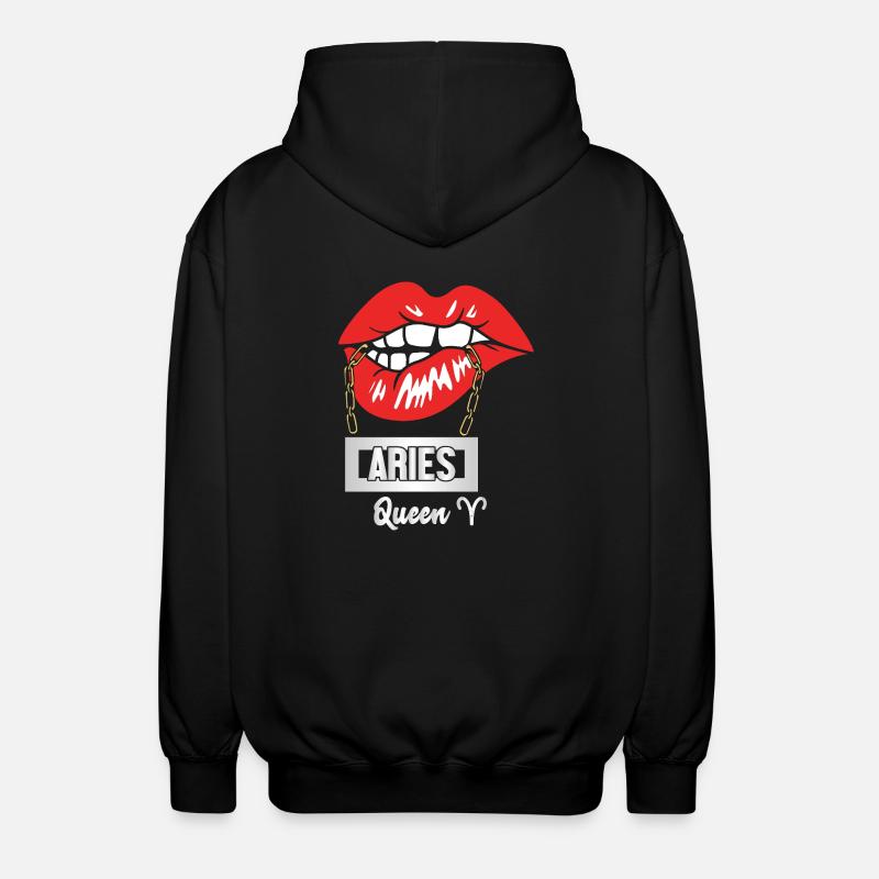 Sternzeichen Widder - Unisex Kapuzenjacke - Schwarz